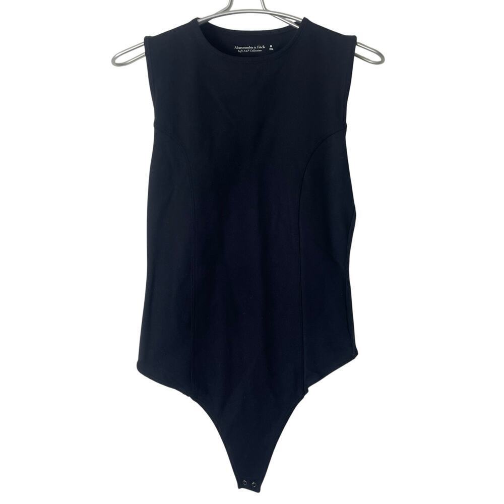 Abercrombie and Fitch Black Thing Bodysuit Sleeveless Size Medium